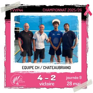 Rencontre J9 de la CH : Vigneux contre Chateaubriand (victoire)